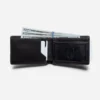 slim bifold leather wallet