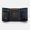 Premium Trifold Leather Wallet for Men Pakistan by Ajees Leather made from Genuine Leather