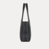 SLEEK Women's Black Shoulder Hobo Bag – Adjustable Crossbody Strap with Gold Buckle