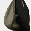 Premium Olive Green Genuine Leather Hobo Shoulder Bag for Women by AJEES
