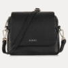 Discover the AJEES black leather crossbody bag for women. Elegant, lightweight, and spacious with a stylish flap design for everyday use.