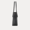 LUMA Women's Black Textured Tote Bag – Spacious Handbag with Dual Handles