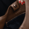Brown Genuine Leather Hobo Shoulder Bag