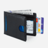 slim bifold leather wallet