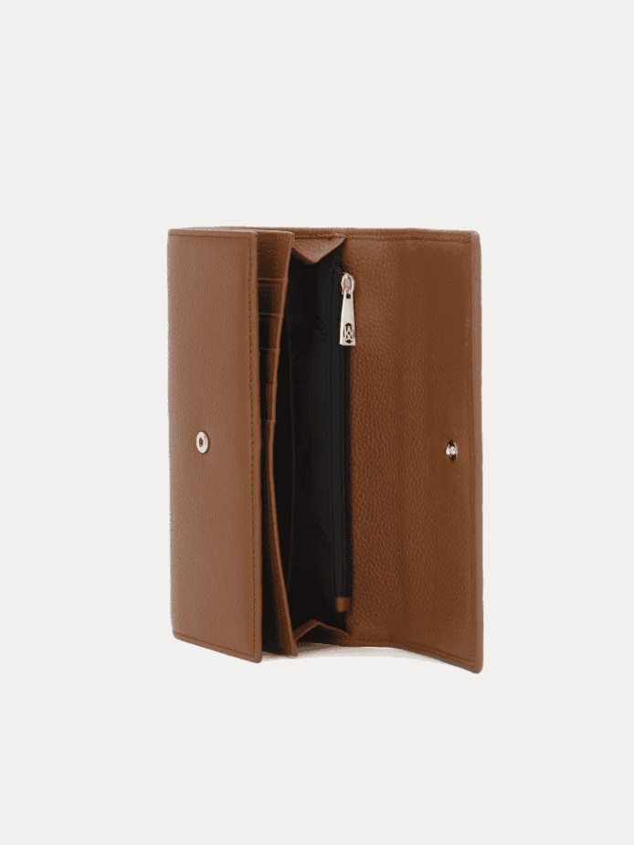 Riva Women's Wallet front view - stylish compact leather purse for women
