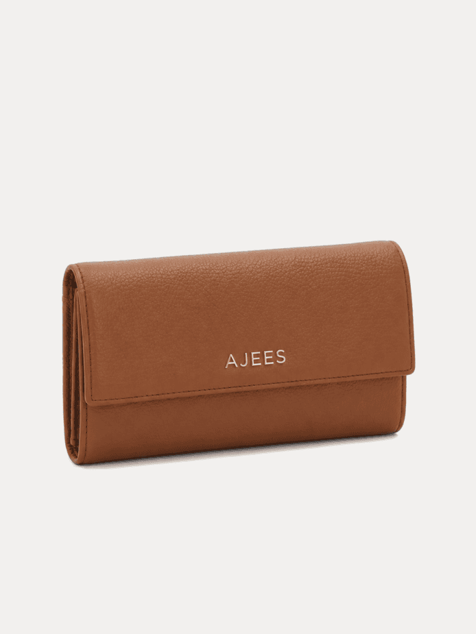 Riva Women's Wallet front view - stylish compact leather purse for women