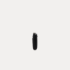 Compact black leather wallet for women - Luma