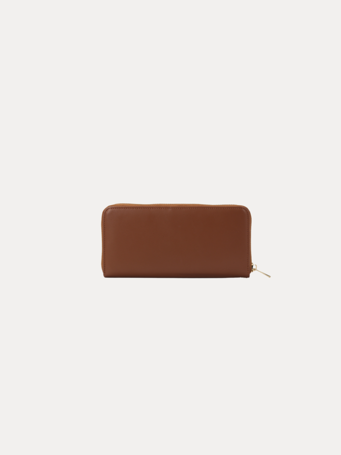 AJEES Opaline Women Clutch - premium black leather wallet