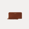 AJEES Opaline Women Clutch - premium black leather wallet