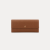 AJEES Opaline Women Clutch - premium black leather wallet