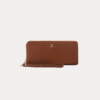 AJEES Opaline Women Clutch - premium black leather wallet