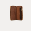AJEES Opaline Women Clutch - premium black leather wallet