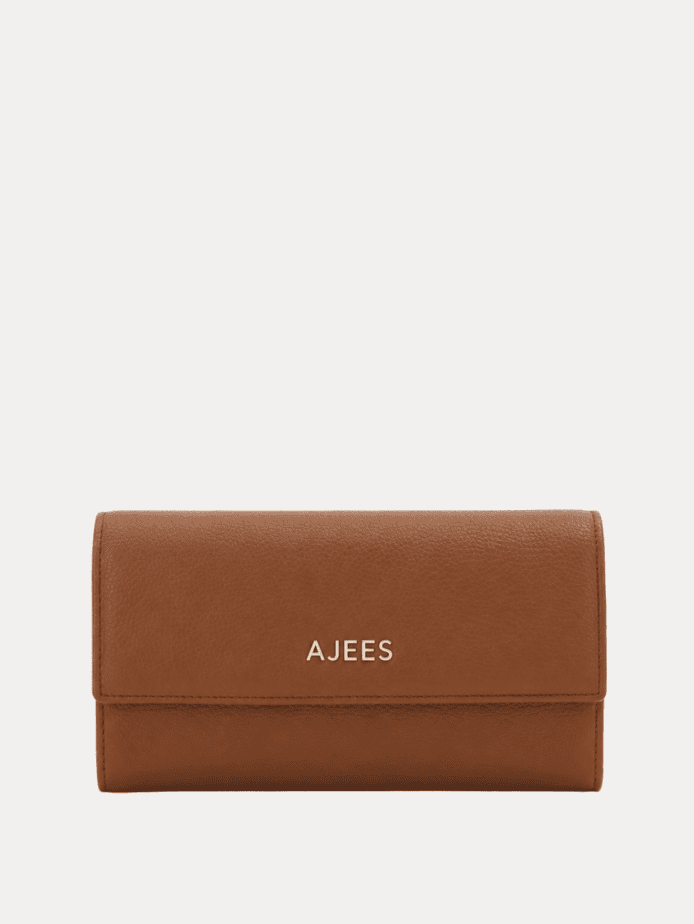 Riva Women's Wallet front view - stylish compact leather purse for women