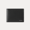 Bern Men Leather Wallet - Slim Black Bifold Wallet by AJEES
