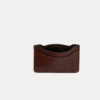 Shop Virello Card Holder, a slim genuine leather wallet for men with a minimalist design, practical card storage and premium brown leather finish.