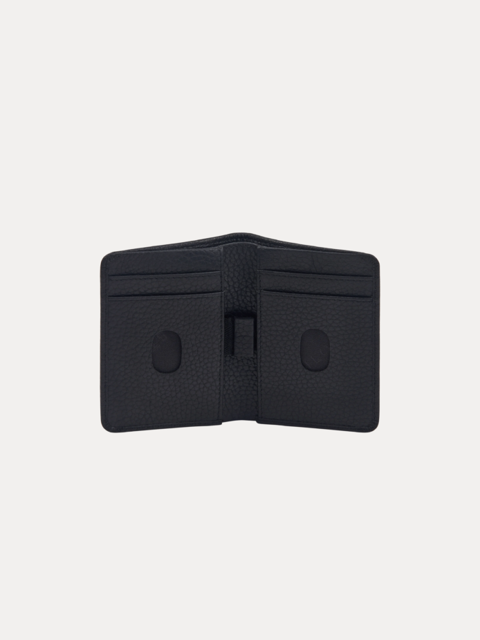 Zavero Card Holder Wallet for Men in Black Premium Leather