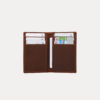 Rivano Card Holder in premium brown genuine leather for men