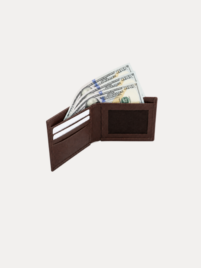 ajees-black-crossgrain-genuine-leather-wallet-for-men-front-view