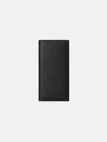 Urban Long Wallet for Men – Premium Genuine Black Leather Wallet