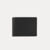 AJEES Premium Paris men Black Leather Wallet for Men with Coin Pocket, 4 Card Slots and Dual Cash Compartments
