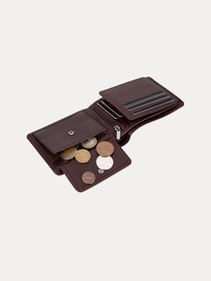 Vento Men Wallet genuine leather bifold wallet for men by Ajees Leather