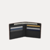 areno Men Wallet black genuine leather bifold wallet for men