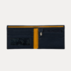 AJEES black Genuine Leather Bifold Wallet for Men with ID Window, Zipper Pocket, Card Slots and Cash Compartments