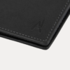 AJEES Premium Paris men Black Leather Wallet for Men with Coin Pocket, 4 Card Slots and Dual Cash Compartments