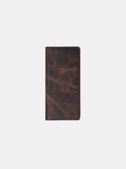 Elvoro genuine leather long wallet for men with multiple card slots