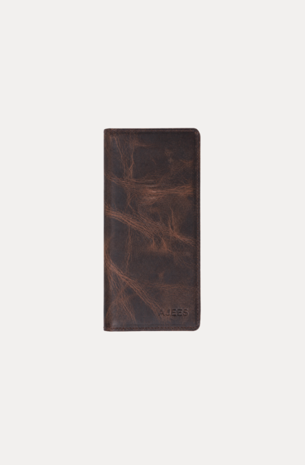 Elvoro genuine leather long wallet for men with multiple card slots