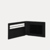 ajees-black-crossgrain-genuine-leather-wallet-for-men-front-view