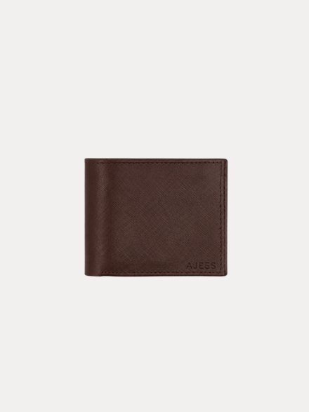 ajees-black-crossgrain-genuine-leather-wallet-for-men-front-view