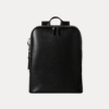 AJEES Hudson Backpack – premium black leather backpack for men