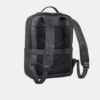 Evron genuine leather laptop backpack - brown vintage finish side view