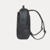 Evron genuine leather laptop backpack - brown vintage finish side view