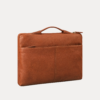 Norvello brown leather laptop bag for office and business