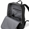 AJEES Hudson Backpack – premium black leather backpack for men