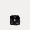 Mat Leather Travel Bag – Premium Black Leather Travel Pouch
