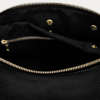 Mat Leather Travel Bag – Premium Black Leather Travel Pouch